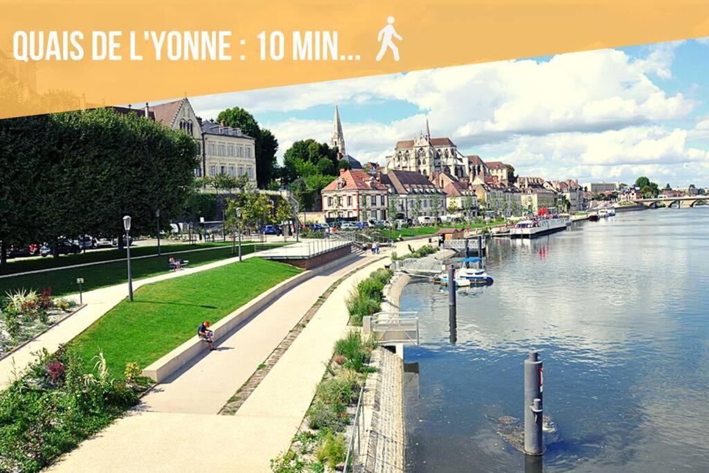 La Belle Pause - Studio Auxerre Proche Parking Экстерьер фото